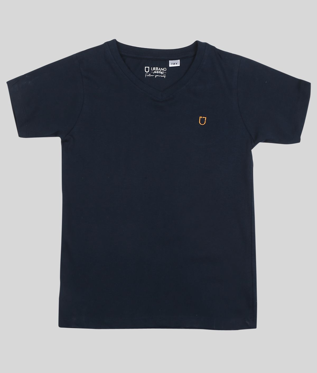 Urbano Juniors - Navy Blue Cotton Boy's T-Shirt ( Pack of 1 )