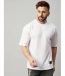 Gritstones Pack of 1 Cotton Blend Regular Fit Men's T-Shirt ( White )