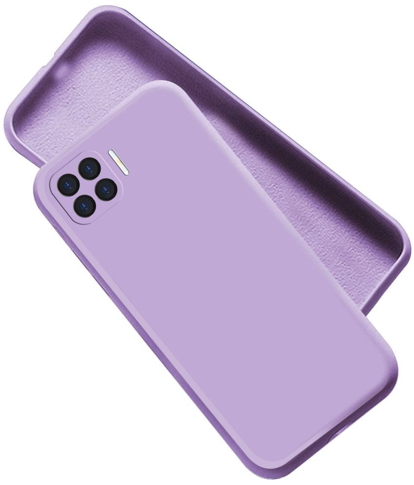    			Artistque - Purple Silicon Silicon Soft cases Compatible For Oppo F17 Pro ( Pack of 1 )