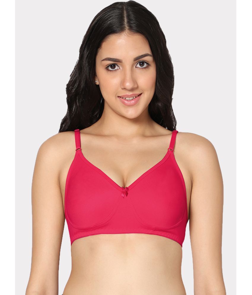     			IN CARE LINGERIE - Magenta Cotton Non Padded Women's T-Shirt Bra ( Pack of 1 )