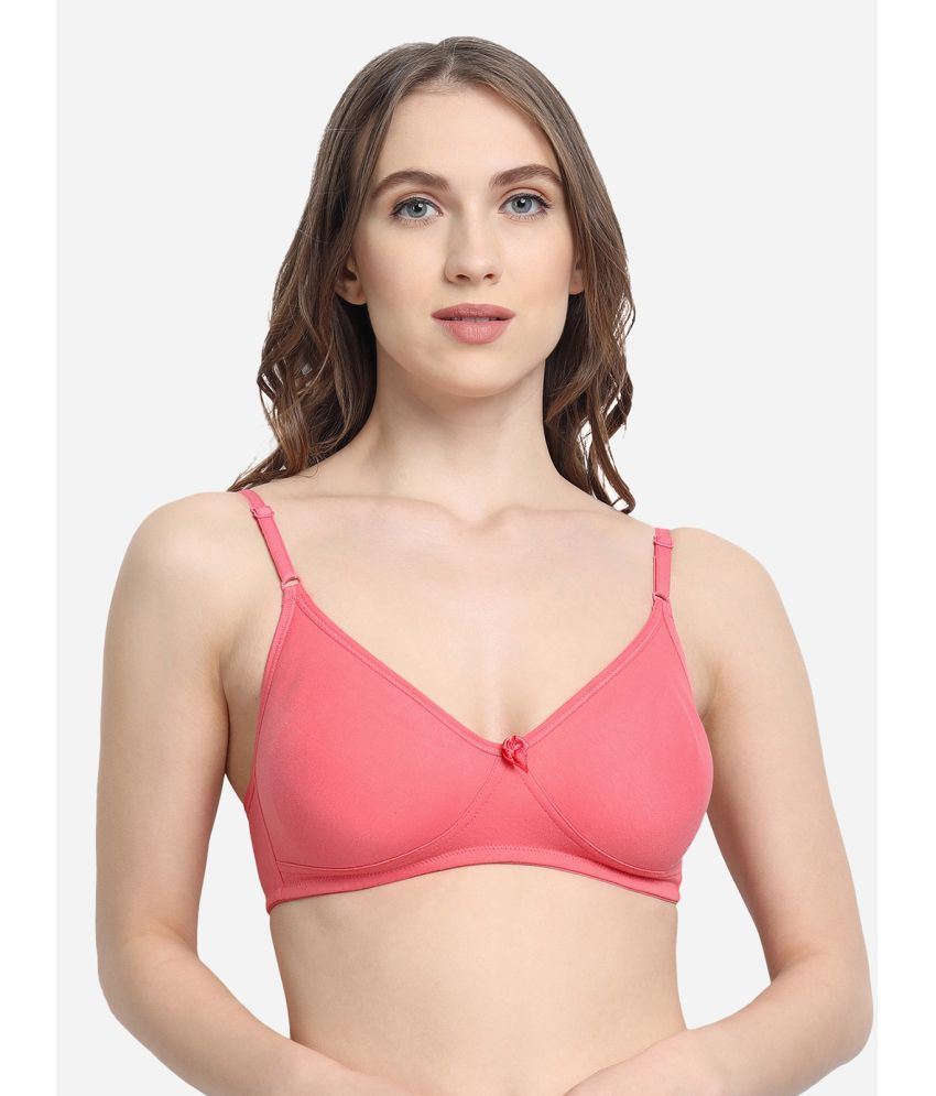     			VStar Cotton Blend Non Padded Women's Everyday Bra ( Coral )