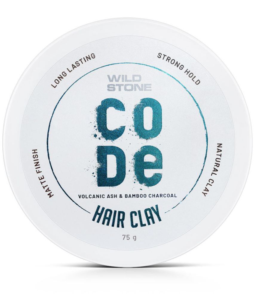    			Wild Stone CODE Hair Styling Clay for Men| Long Lasting Strong Hold| Matte Finish | Hair Clay (75 g)