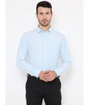 Maharaja - Blue Cotton Blend Slim Fit Men's Formal Shirt ( Pack of 1 )