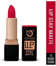 matt look - Fuchsia Matte Lipstick 7