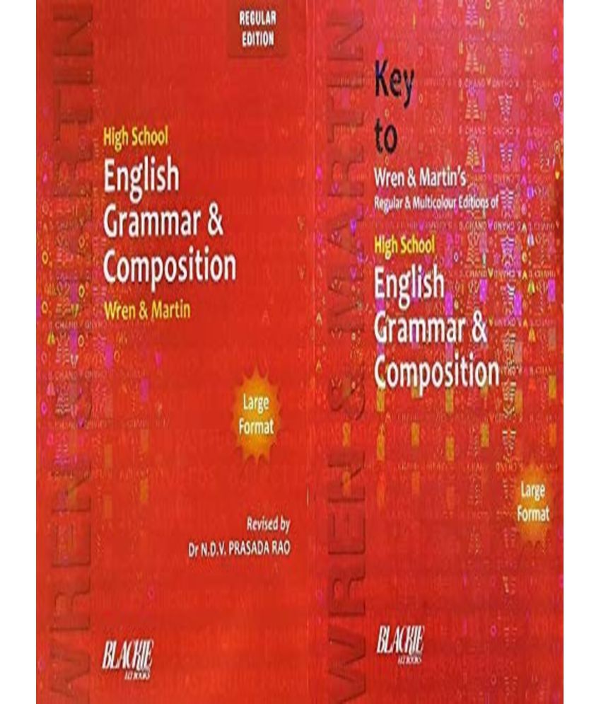     			High School Wren and Martin English Grammar and Composition (Regular Edition) + Key to Wren and Martin English Grammar & Composition - COMBO