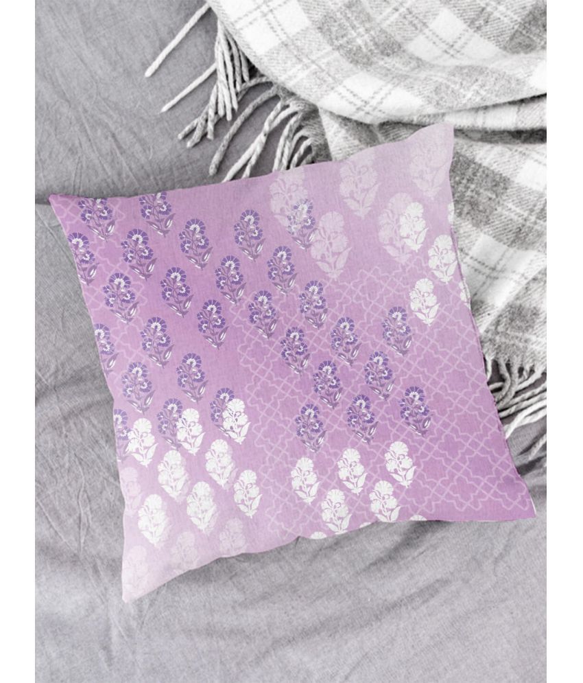     			Houzzcode Single Violet Pillow Cover
