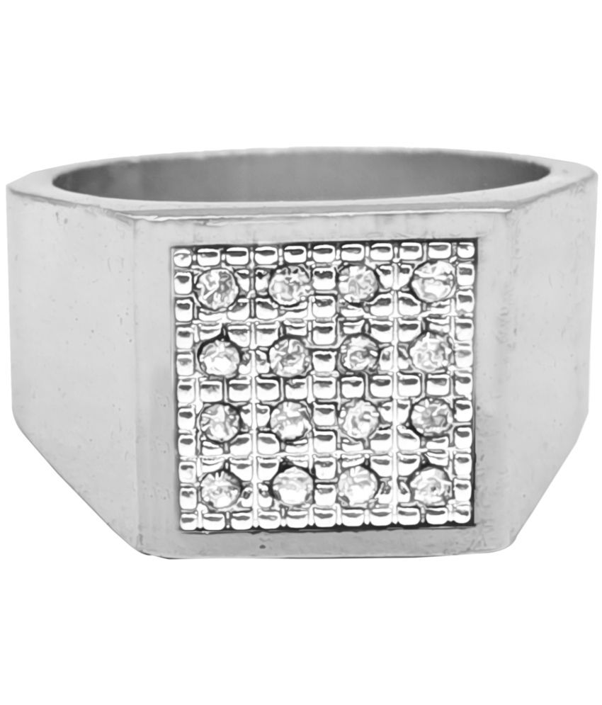     			KRIMO - Silver Rings ( Pack of 1 )