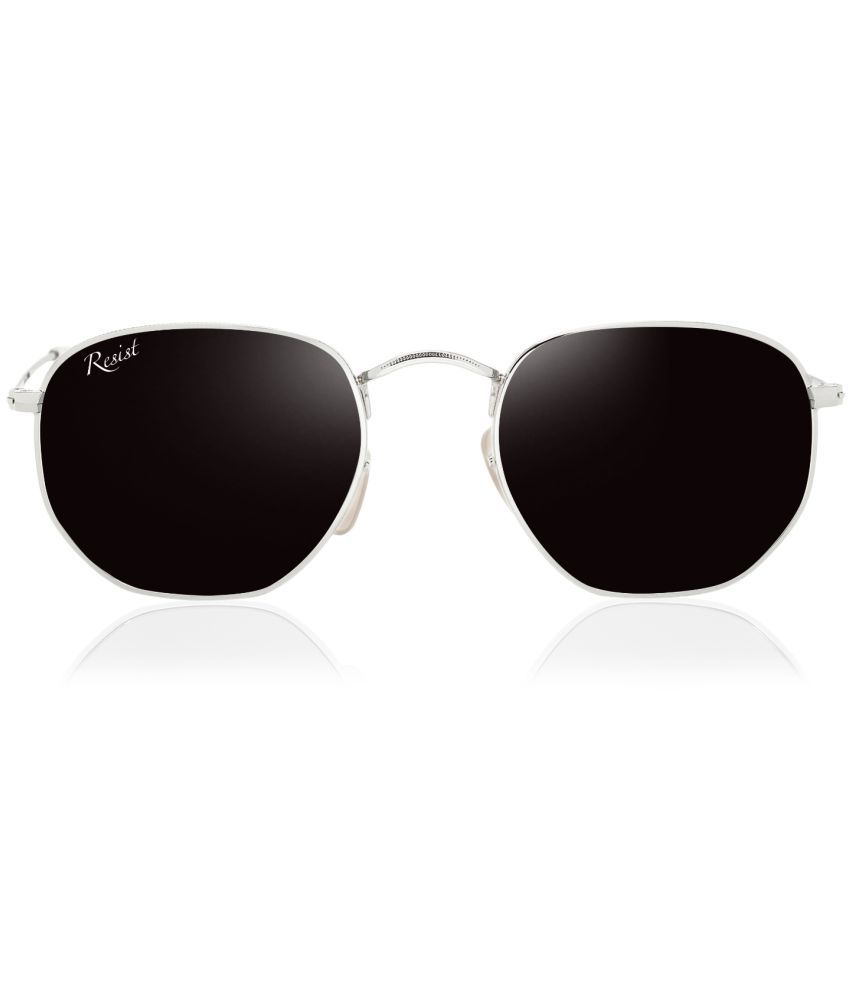     			RESIST EYEWEAR - Silver Panto,Square,Rectangular Sunglasses ( Pack of 1 )