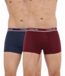 Pack of 2 Dollar Bigboss Assorted Solid Cotton Blend Men Trunk