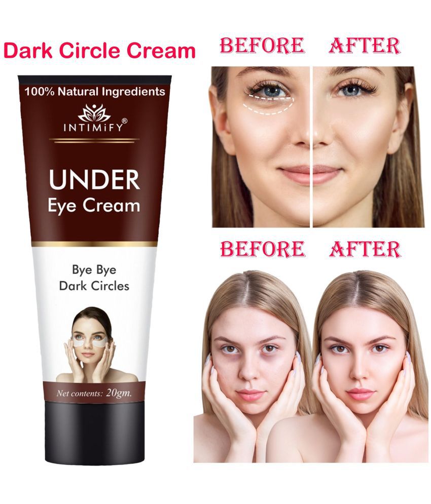 Intimify Under eye cream, dark circle cream, eye lift cream dark circle remover, eye puffyness wrinkles cream Eye Mask 20 g