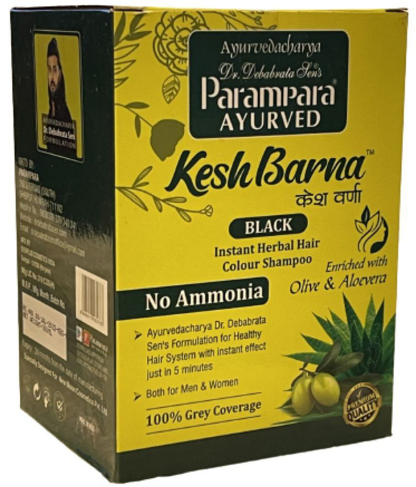 Parampara Ayurved - Black Natural Semi Permanent Hair Color 300
