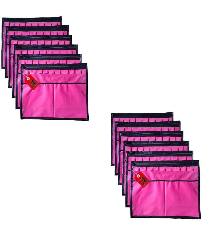     			ADWITIYA - Pink Saree Covers ( 12 Pcs )