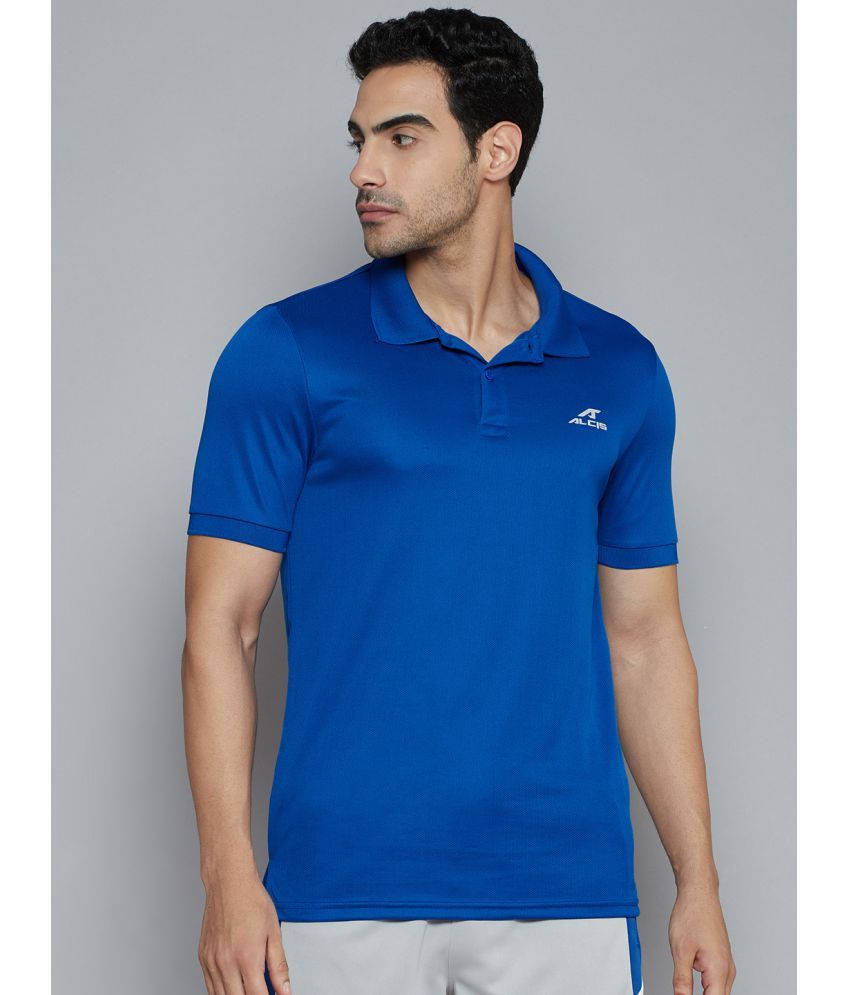     			Alcis - Blue Polyester Slim Fit Men's Sports Polo T-Shirt ( Pack of 1 )