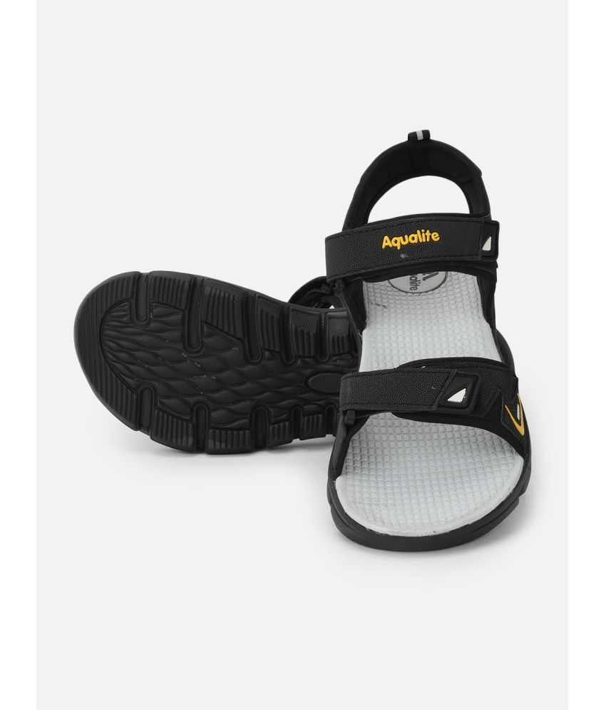     			Aqualite - Black Men's Sandals