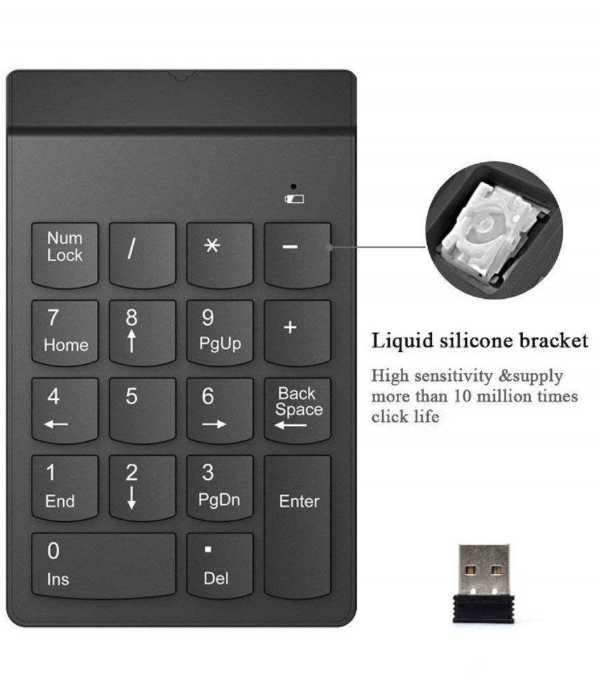 SHAIMON Black Wireless Numeric Keypad Buy SHAIMON Black Wireless