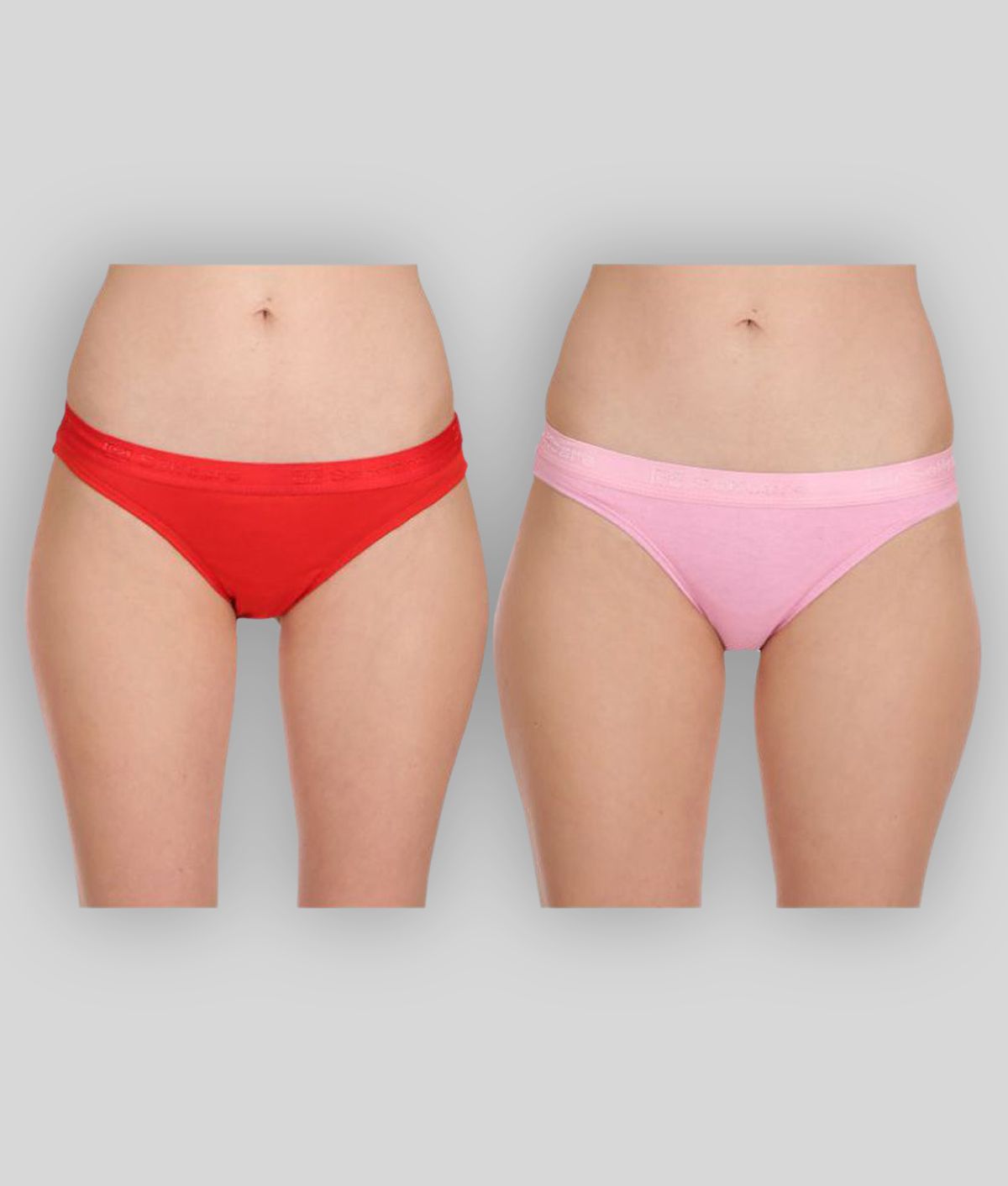     			Selfcare Pack of 2 Cotton Women's Bikini Panties ( Multi Color )