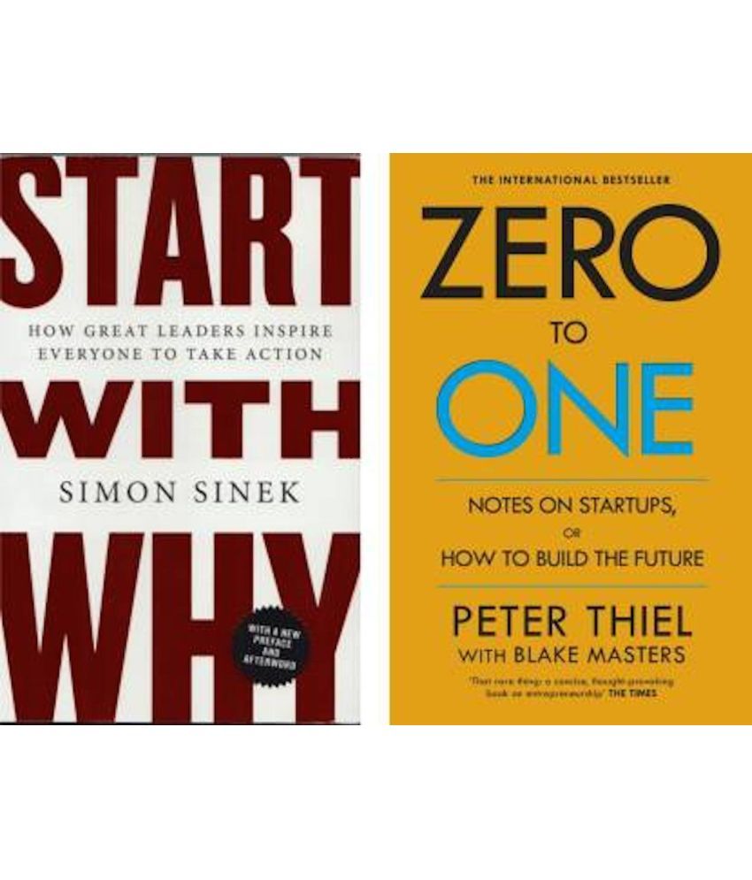     			Zero To One + Start With Why  (Paperback, PETER THEIL, SIMON SINEK)