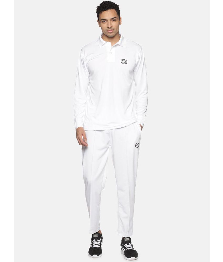 HPS Sports - White Polyester Regular Fit Men's Tracksuit ( Pack of 1 )