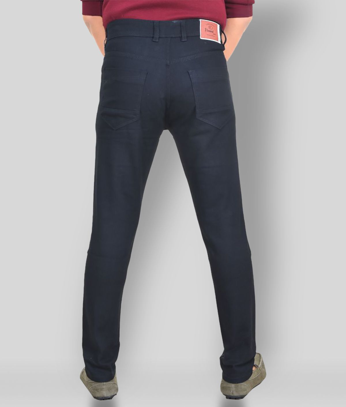 Buy plounge - Navy Blue Denim Regular 