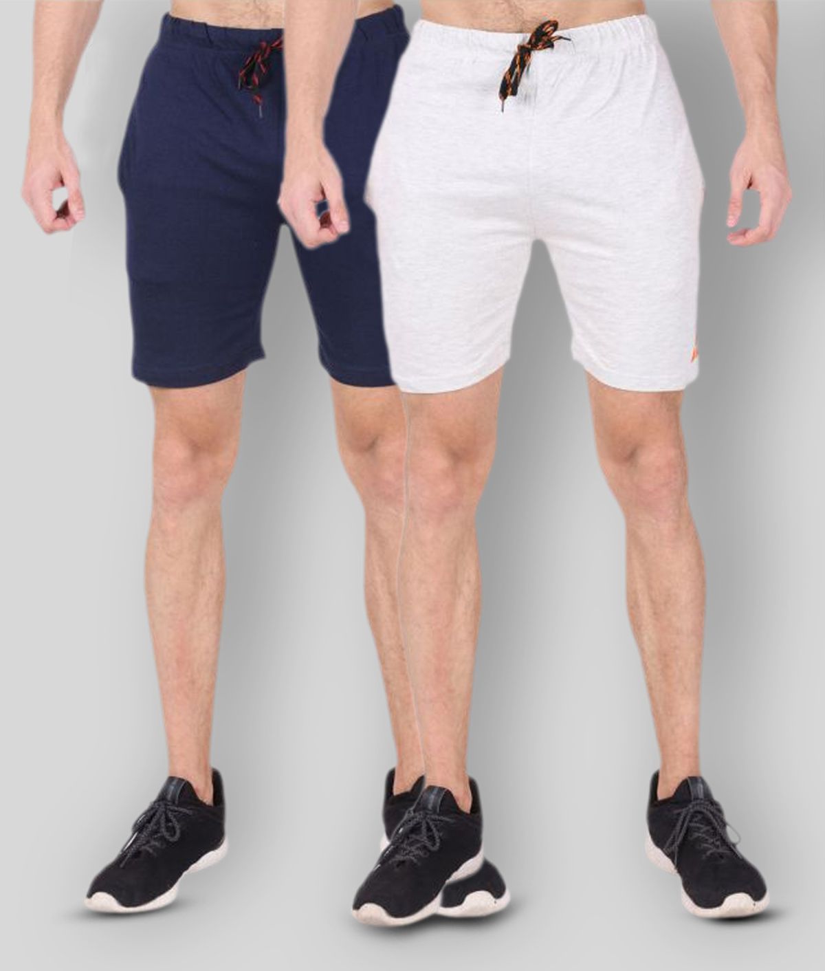     			Ardeur - Navy Cotton Blend Men's Shorts ( Pack of 2 )