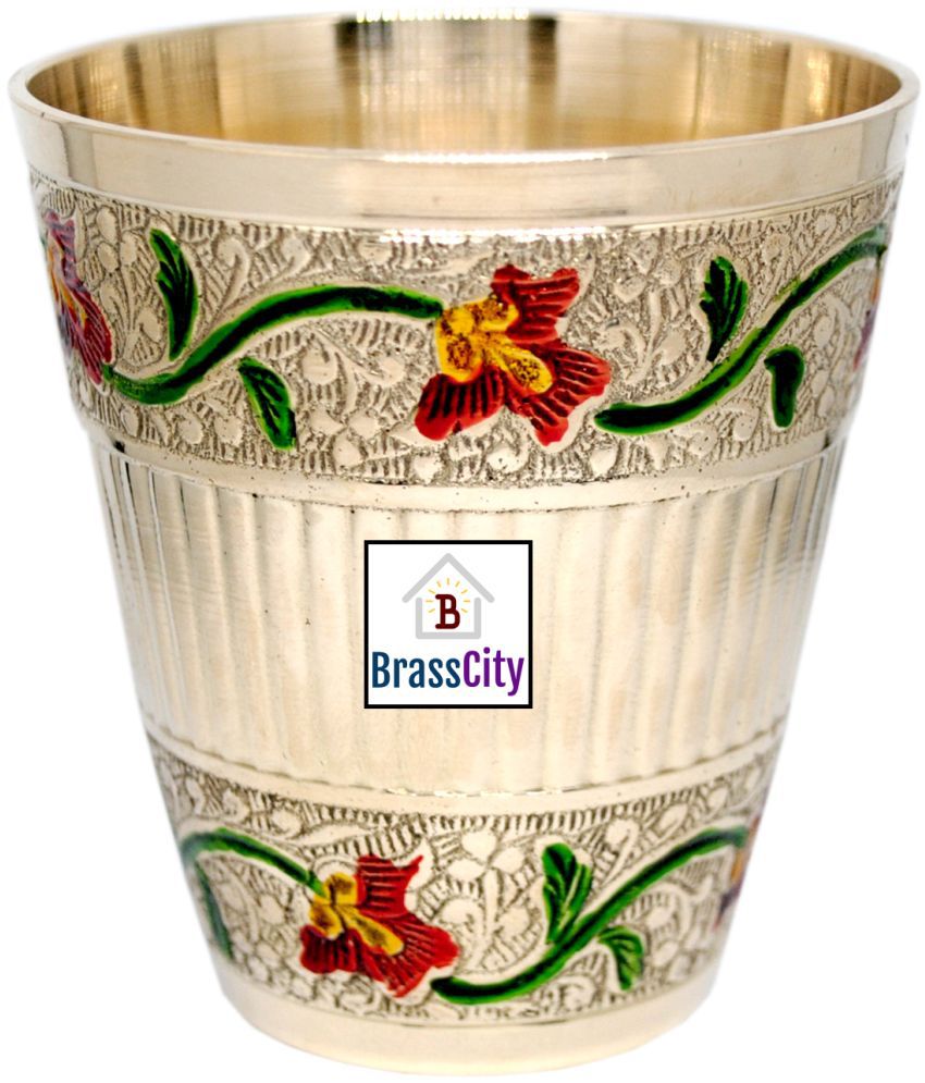     			BrassCity - Brass Glasses 220 ml ( Pack of 1 )