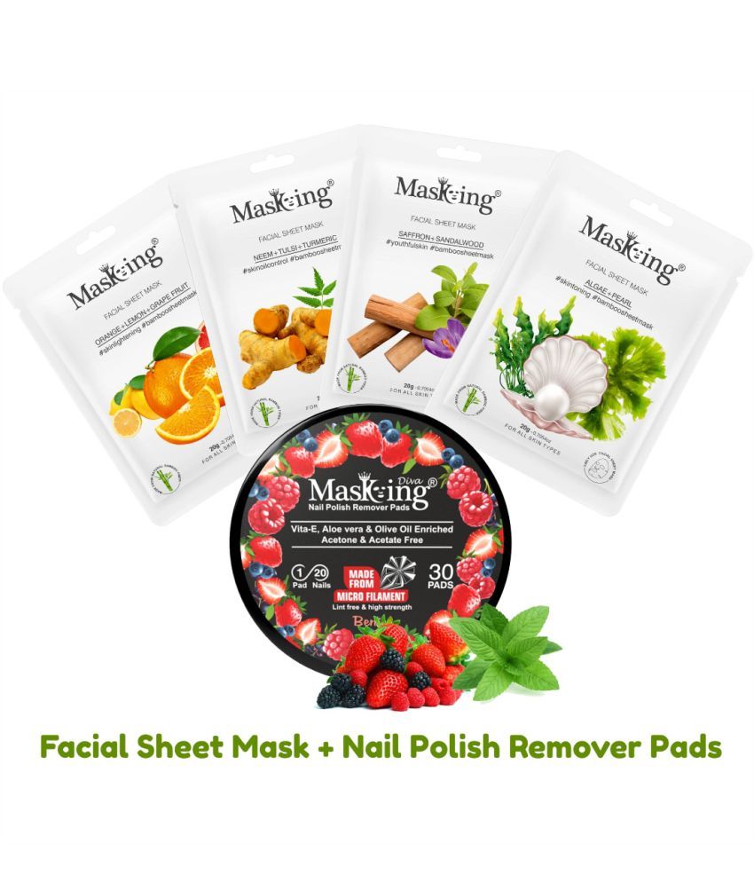     			Masking - Natural Glow Facial Kit For All Skin Type ( Pack of 5 )