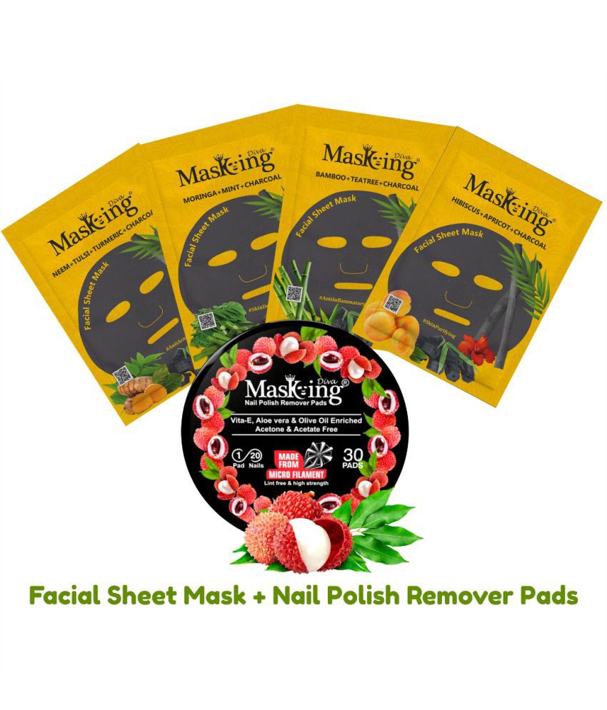     			Masking - Natural Glow Facial Kit For All Skin Type ( Pack of 5 )