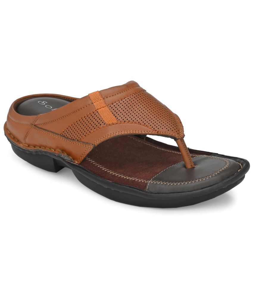     			softio - Tan Men's Sandals