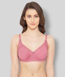 Clovia Cotton Non Padded Women's T-Shirt Bra ( Pink )