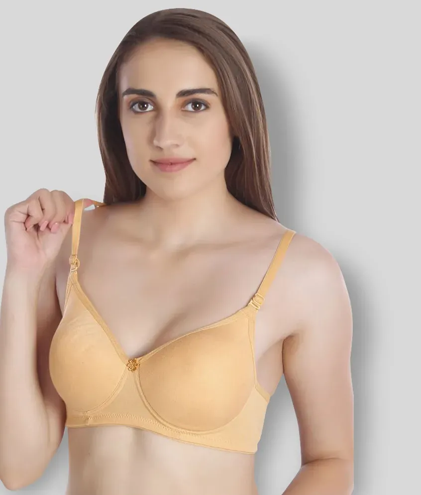 MiEstilo - Multicolor Cotton Padded Women's Everyday Bra ( Pack of