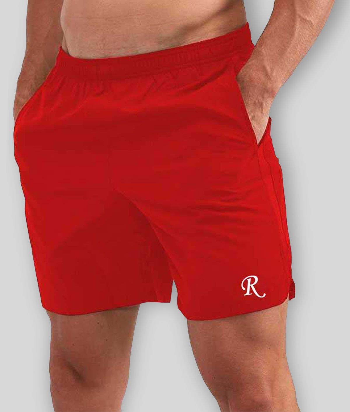     			REVIEW - Red Polyester Blend Men's Shorts ( Pack of 1 )