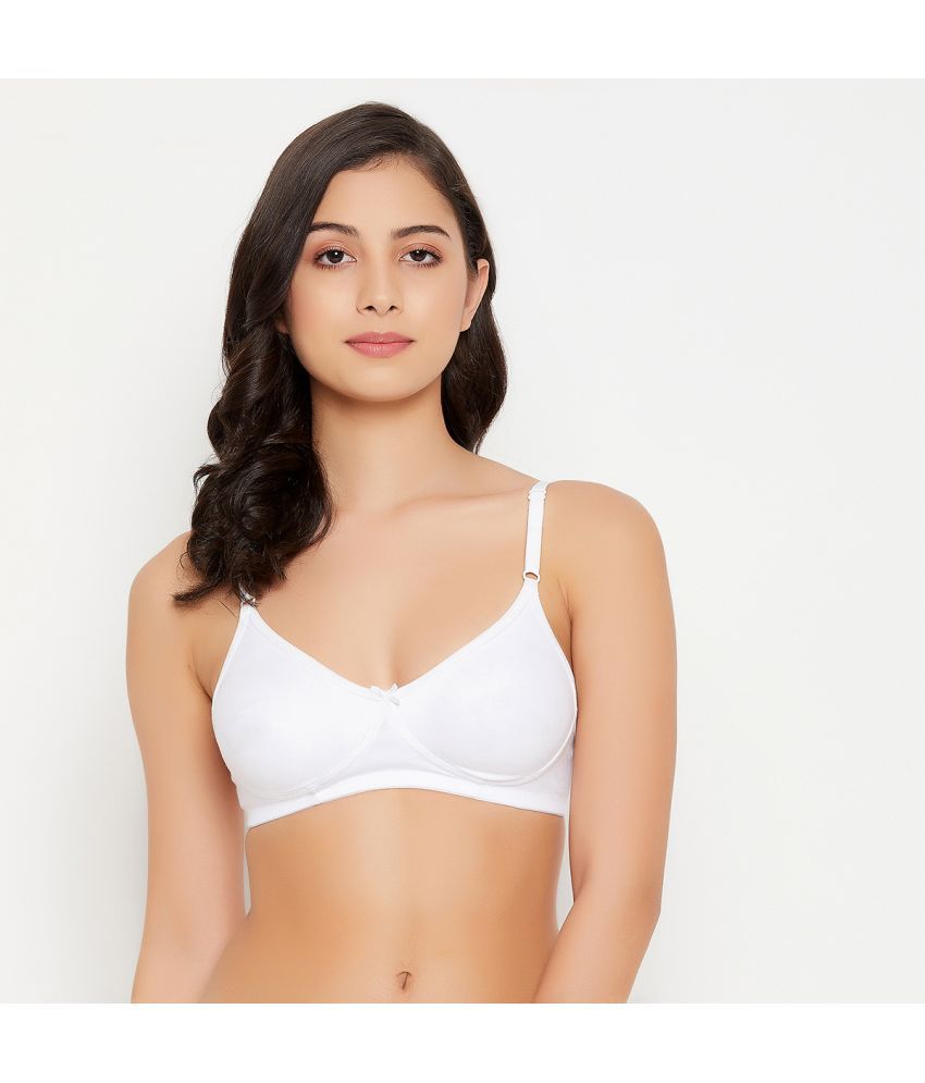     			Clovia Cotton Non Padded Women's Everyday Bra ( White )