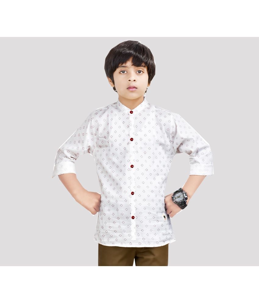     			Made In The Shade 100% Cotton Boys Full Sleeve Shirt