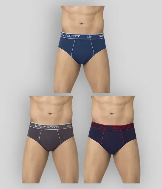 Buy Multicoloured Briefs for Men by DIXCY SCOTT ORIGINALS Online | Ajio.com