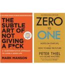 The Subtle Art Of Not Giving A F*Ck & Zero To One  (Paperback, Mark Manson, Peter Thiel)