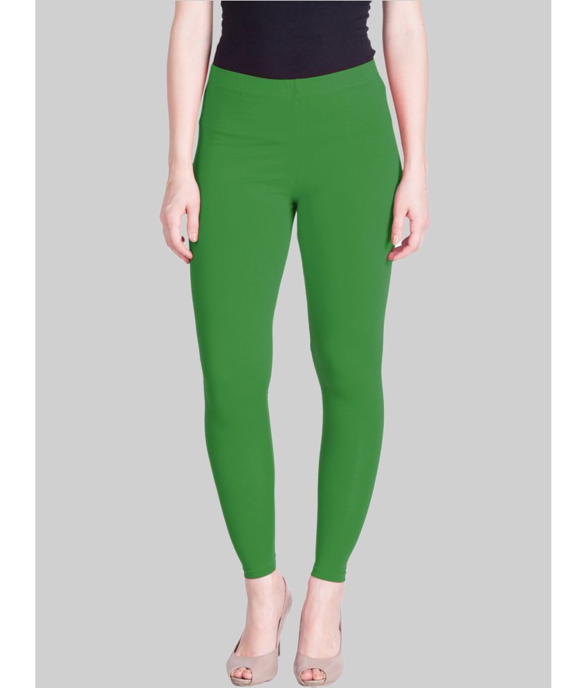     			Lux Lyra - Green Cotton Women's Leggings ( Pack of 1 )