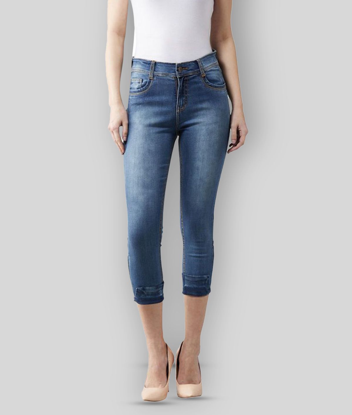     			Dolce Crudo - Blue Denim Women's Jeans ( Pack of 1 )