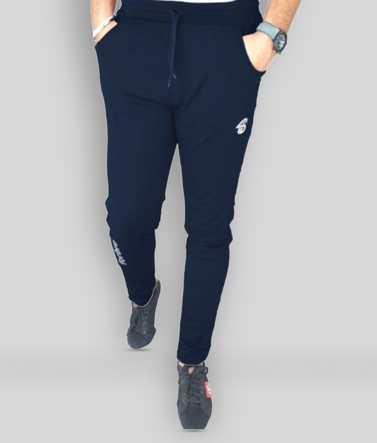     			Forbro - Navy Blue Polyester Men's Trackpants ( Pack of 1 )