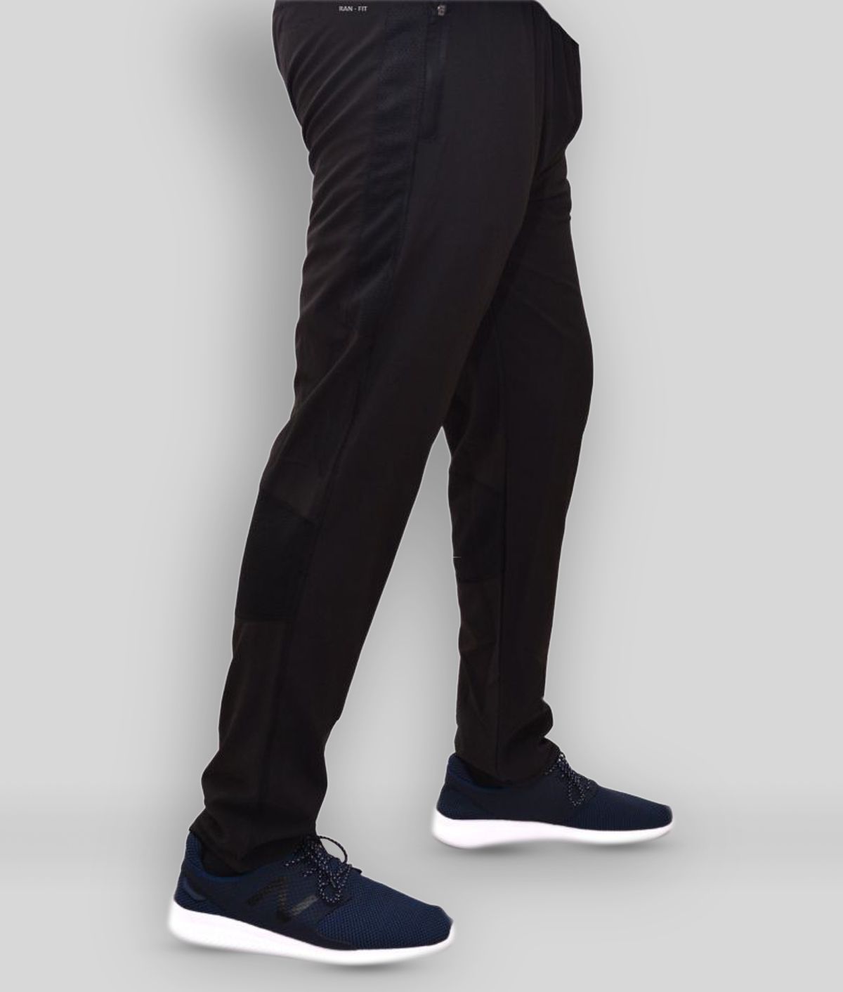     			RANBOLT - Black Polyester Men's Trackpants ( Pack of 1 )