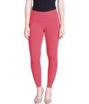 Lux Lyra - Peach Cotton Women's Leggings ( Pack of 1 )