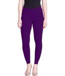 Lux Lyra - Purple Cotton Women's Leggings ( Pack of 1 )