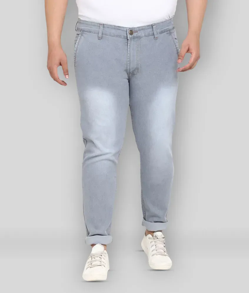 Urbano Plus Regular Men Light Blue Jeans - Buy Urbano Plus Regular