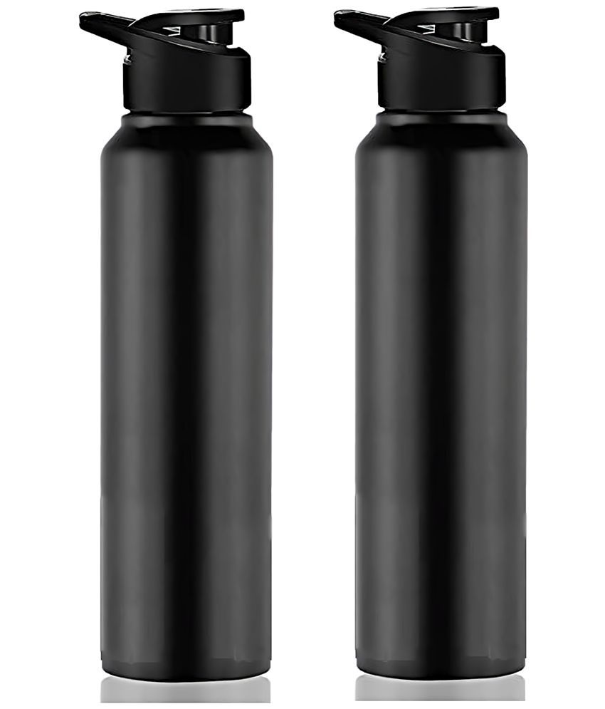     			Kitchen Zest - Black Sipper Water Bottle ( Pack of 2 )