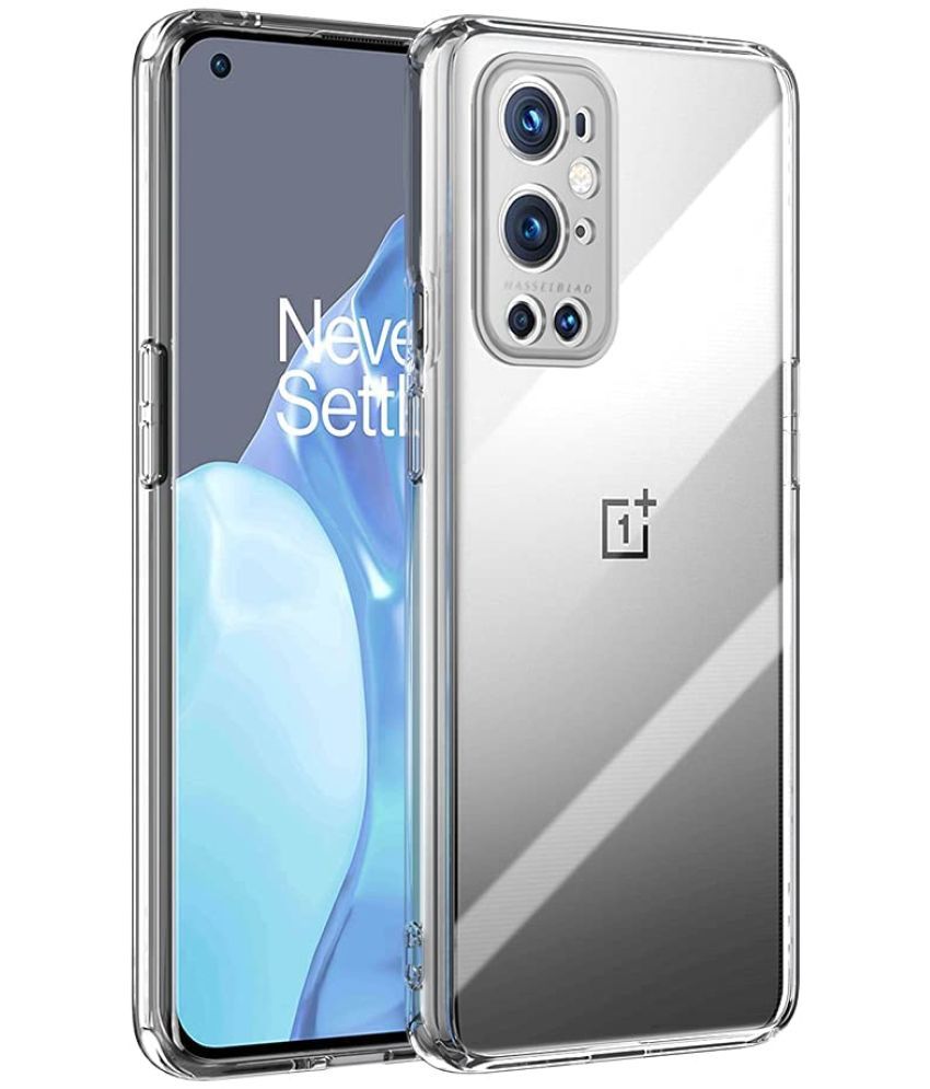     			Kosher Traders - Transparent Silicon Silicon Soft cases Compatible For Oneplus 9pro ( Pack of 1 )