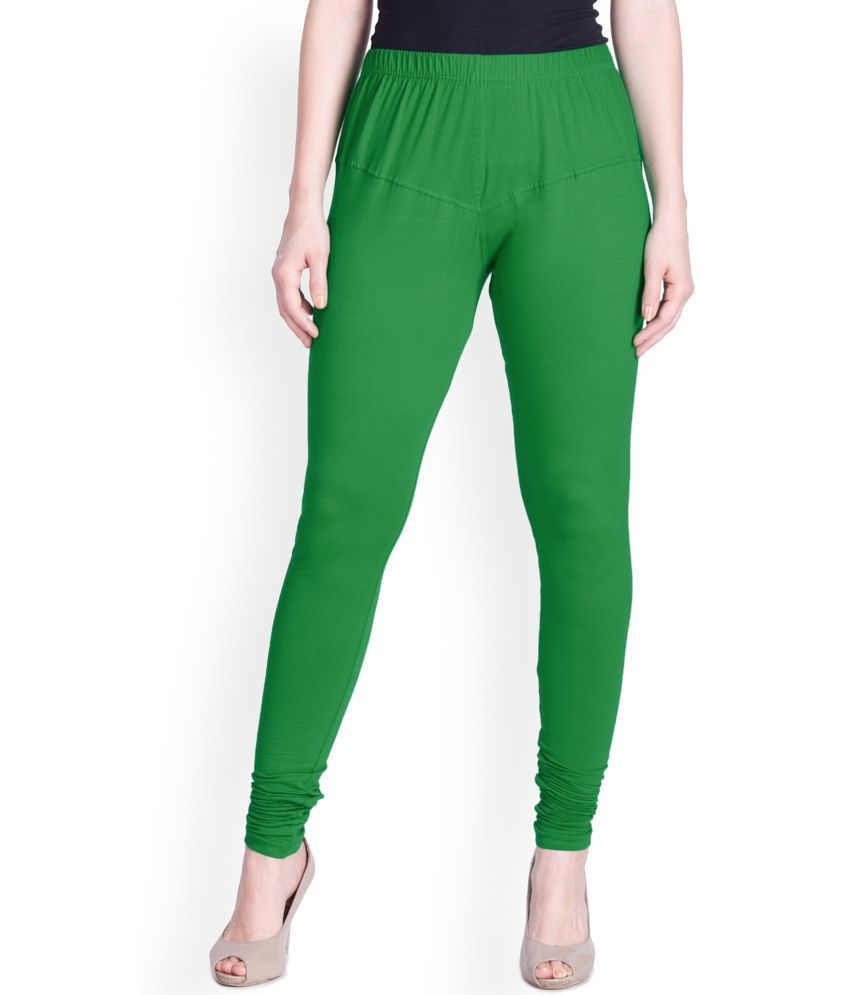     			Lux Lyra - Green Cotton Women's Leggings ( Pack of 1 )