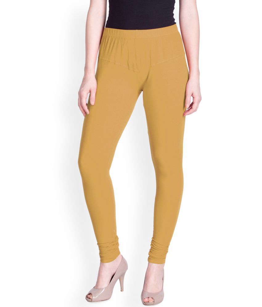     			Lux Lyra - Khaki Cotton Women's Leggings ( Pack of 1 )