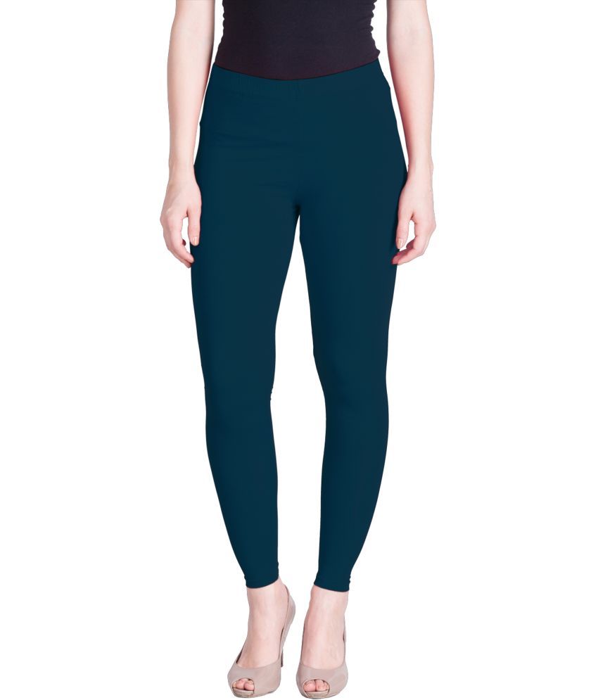     			Lux Lyra - Navy Blue Cotton Women's Leggings ( Pack of 1 )