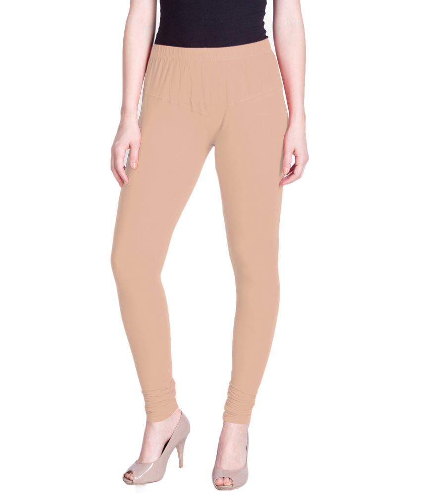     			Lux Lyra - Peach Cotton Women's Leggings ( Pack of 1 )