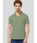 TAB91 - Mint Green Polyester Regular Fit Men's Polo T Shirt ( Pack of 1 )