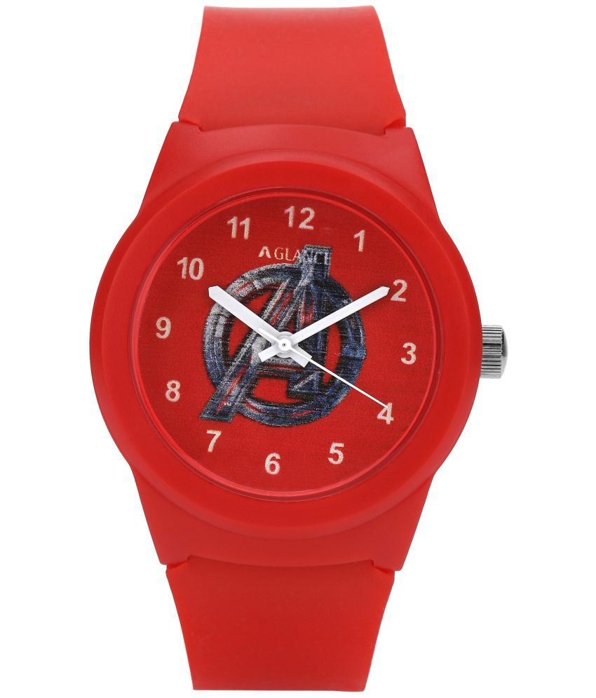     			Aglance - Red Dial Analog Boys Watch ( Pack of 1 )